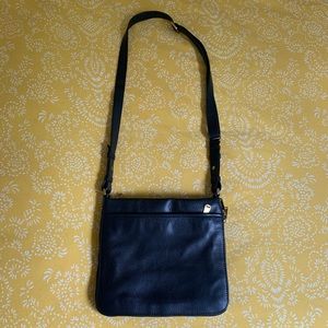 Fossil black leather purse!